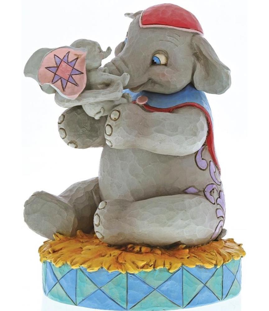 A Mother's Unconditional Love: Mrs. Jumbo & Dumbo (Signed by Jim Shore)