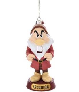 Grumpy nutcracker ornament