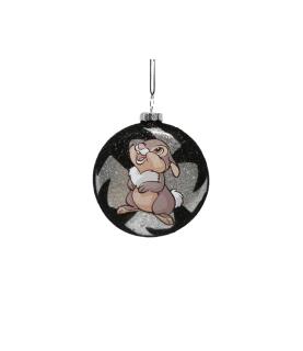 Thumper glass disc ornament
