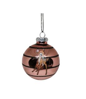 Bambi glass ball ornament