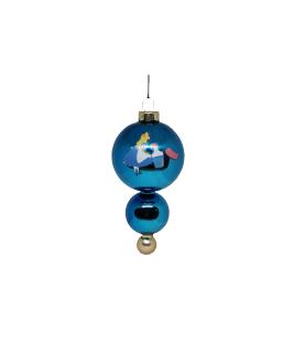 Alice blue glass balls ornament