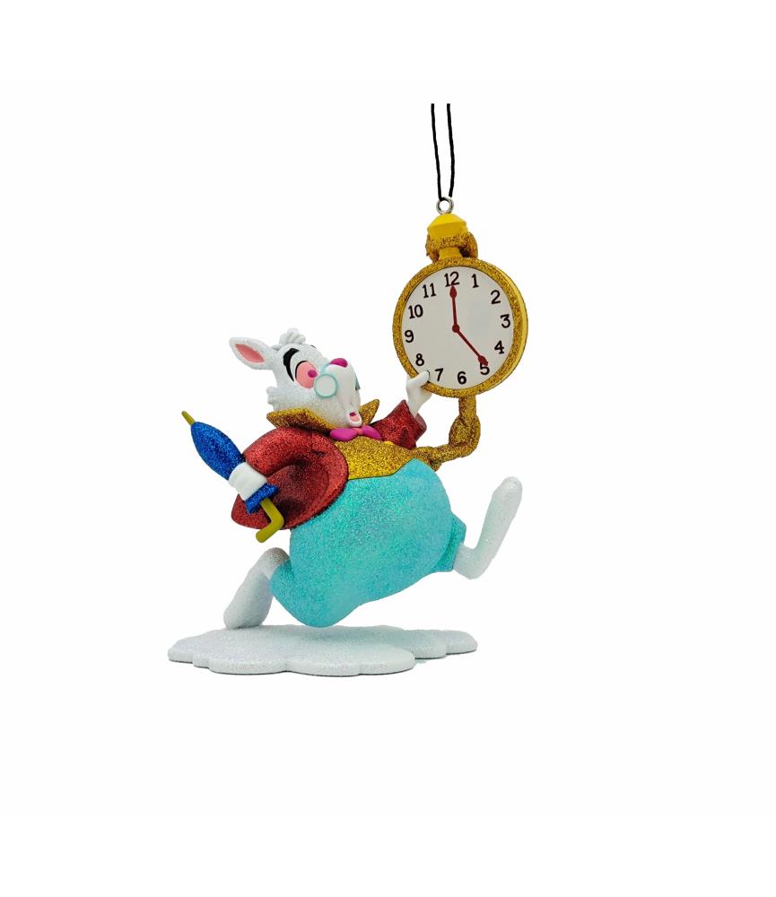 White Rabbit 3D resin ornament