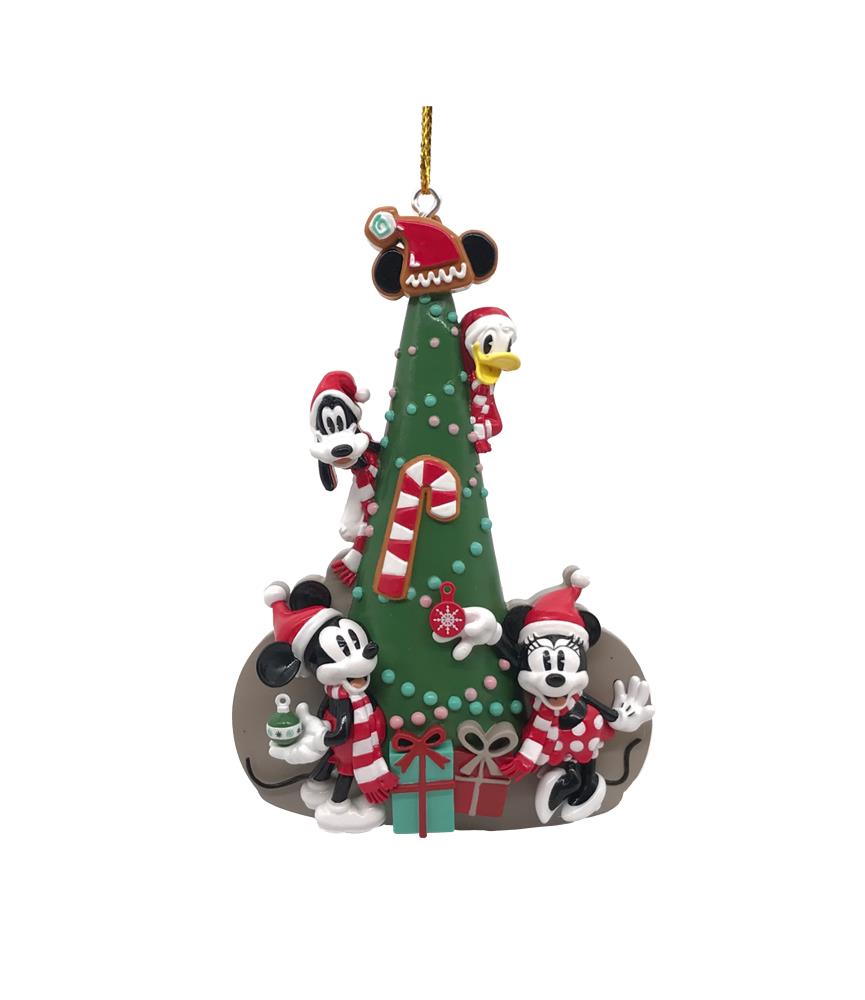 Mickey tree 2d ornament