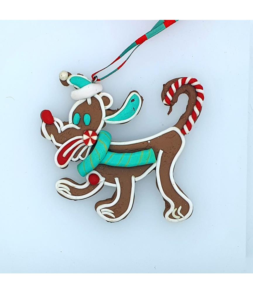 Pluto Gingerbread Ornament