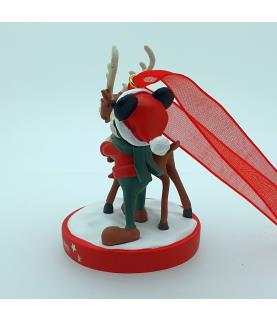 Mickey with Reindeer ornament