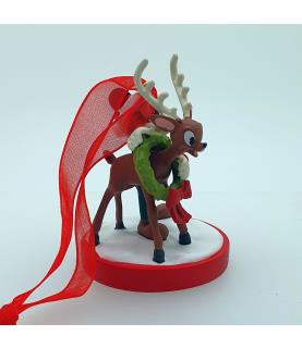Mickey with Reindeer ornament