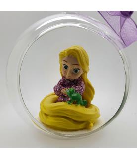 Animator Rapunzel open glass ornament