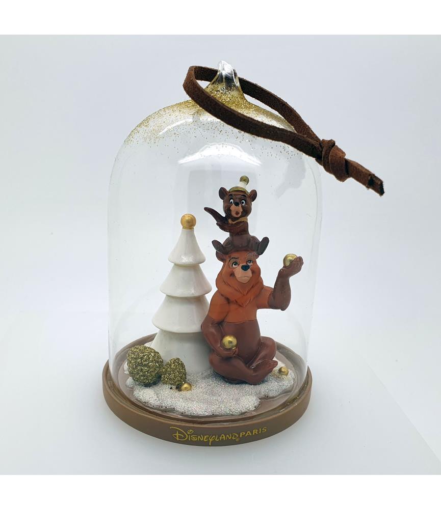 Kenai & Koda glass dome ornament