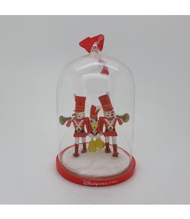 Donald & Soldiers dome glass ornament