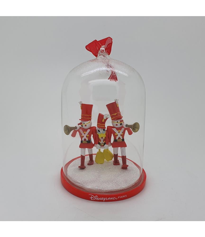 Donald & Soldiers dome glass ornament