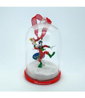 Goofy lighted glass dome ornament