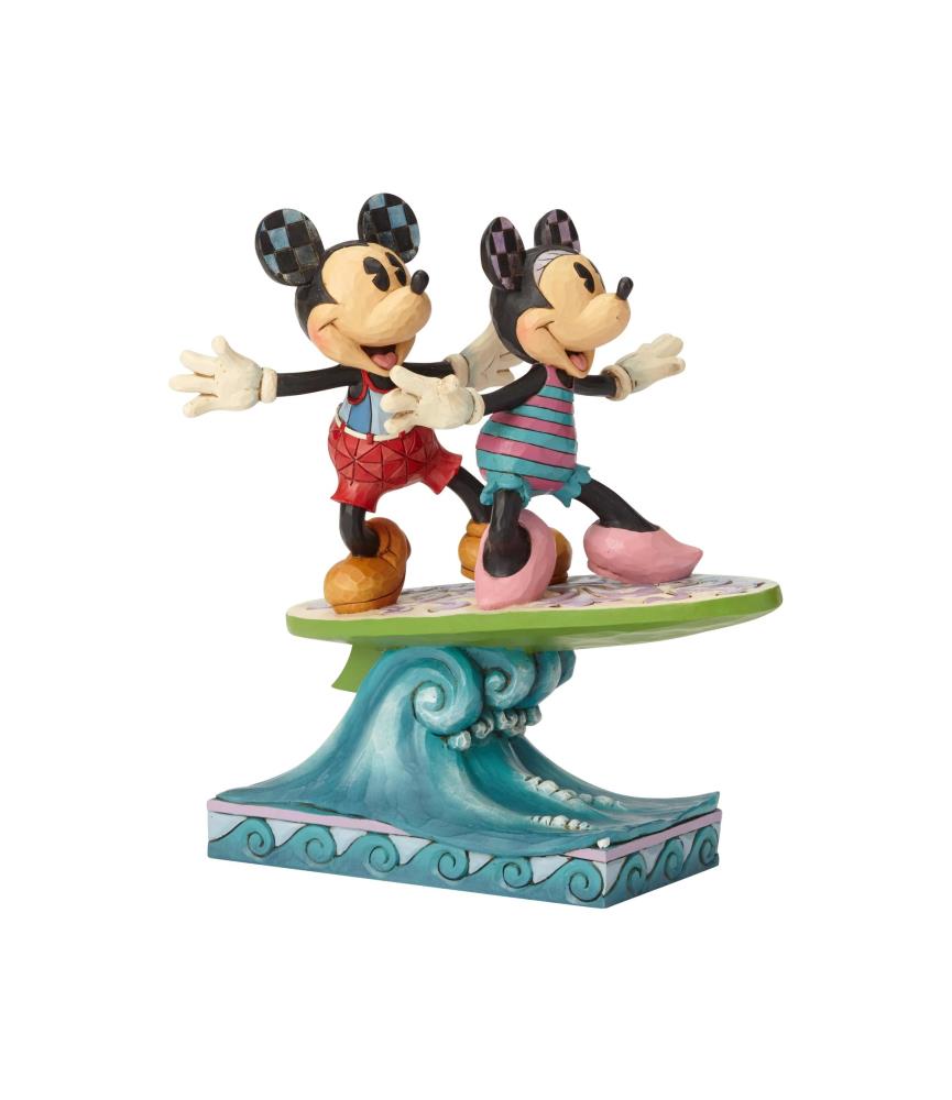 Surf's Up!: Minnie & Mickey on Surfboard