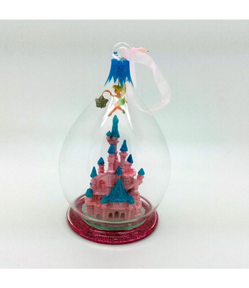Fantasy Castle glass dome ornament