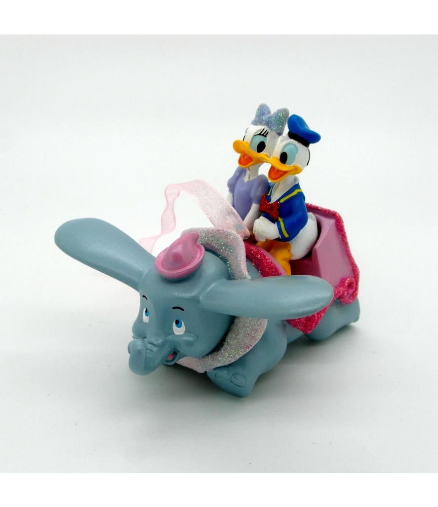 Flying Dumbo with Donald & Daisy dangler ornament