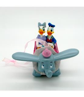 Flying Dumbo with Donald & Daisy dangler ornament