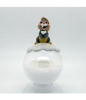 Thumper on glass ball ornament
