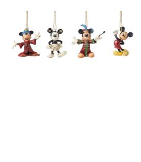 Mickey Mouse 4 Pack Hanging Ornaments