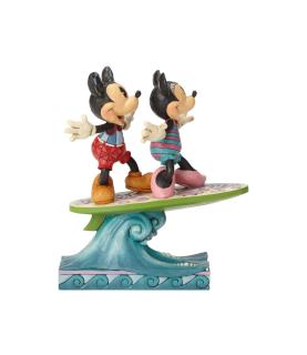 Surf's Up!: Minnie & Mickey on Surfboard