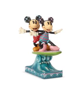 Surf's Up!: Minnie & Mickey on Surfboard