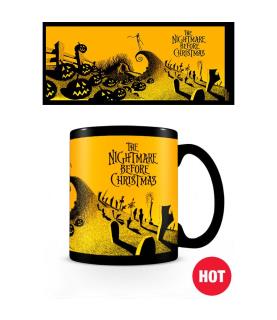 Nightmare Before Christmas Jack Graveyard Scene - Heat Change Mug - 315 ml