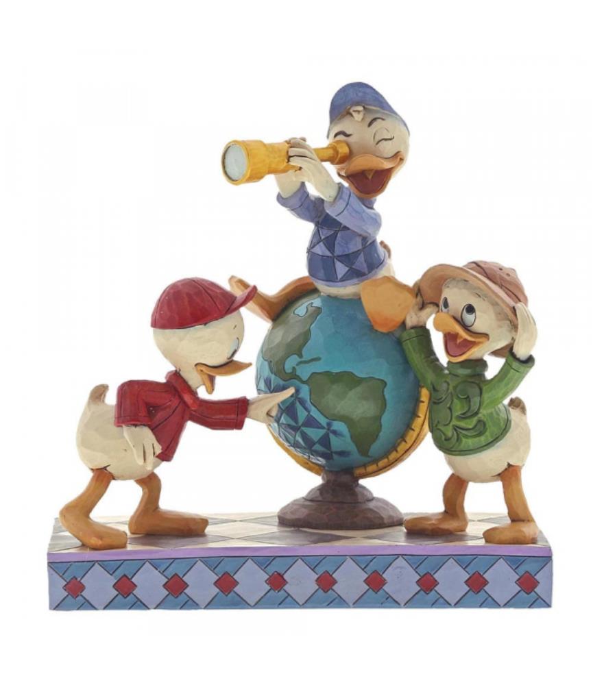 Navigating Nephews (Huey, Dewey and Louie Figurine) (Signed by Jim Shore)