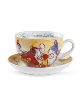 Seven Dwarfs Cappuccino Cup with Saucer Mug 500ml