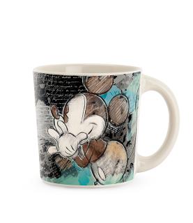 Mug Mickey fun color ivory turquoise 390 ml