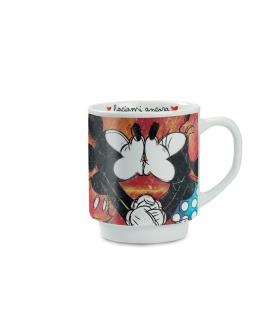Stackable Mug Love Red