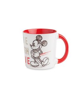 Mug Mickey Live Laugh Love Red