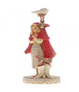 Playful Pantomime: White Woodland Aurora (Briar Rose)