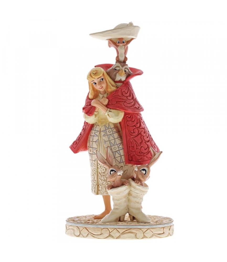 Playful Pantomime: White Woodland Aurora (Briar Rose)