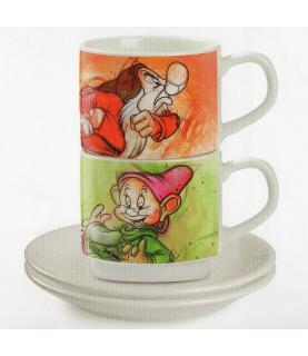 Grumpy and Dopey espresso cups
