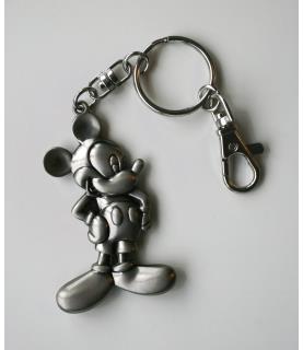 Keychain Metal Silver Mickey