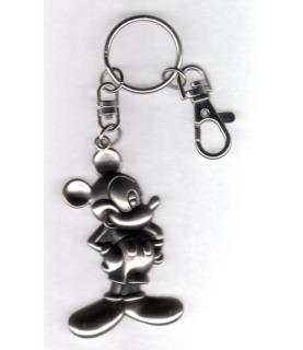 Keychain Metal Silver Mickey