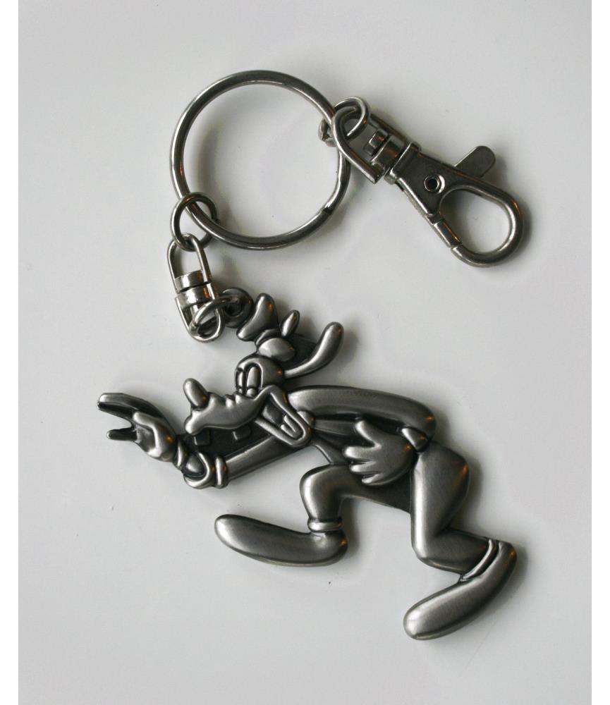Keychain Metal Silver Goofy