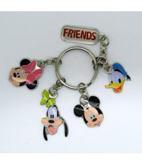 Keychain Metal Dangler Mickey & Friends