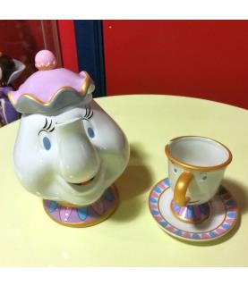 Mrs. Potts and Chip tea set