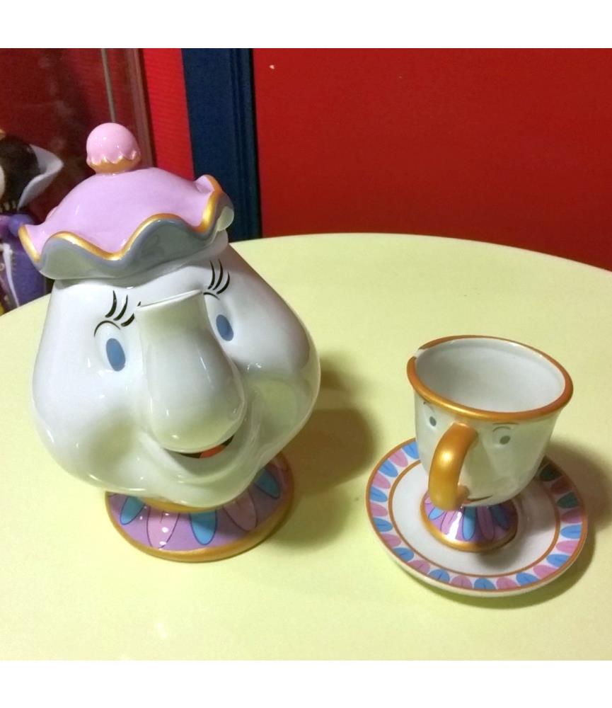 Mrs. Potts and Chip tea set