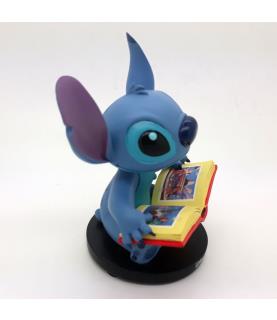 Stitch with book