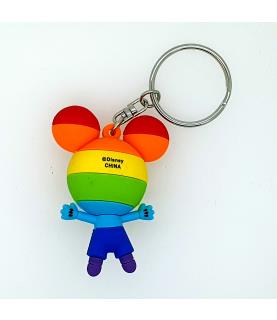 Keychain PVC Mickey Rainbow cutie