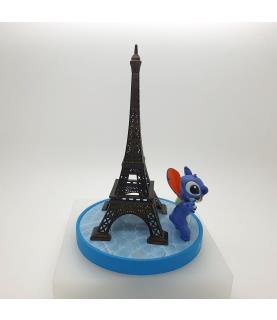 Stitch Eiffel tower figurine