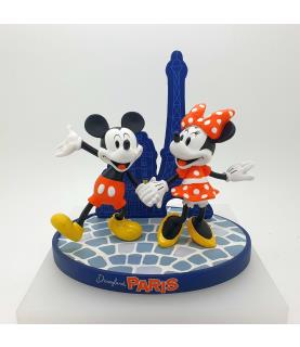 Mickey & Minnie Eiffel tower figurine