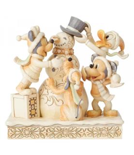 White Woodland Mickey Mouse (Signed by Jim Shore)