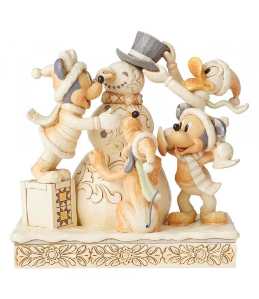 White Woodland Mickey Mouse (Signed by Jim Shore)