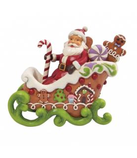 "Sharing sweet holiday cheer": Gingerbread Sleigh