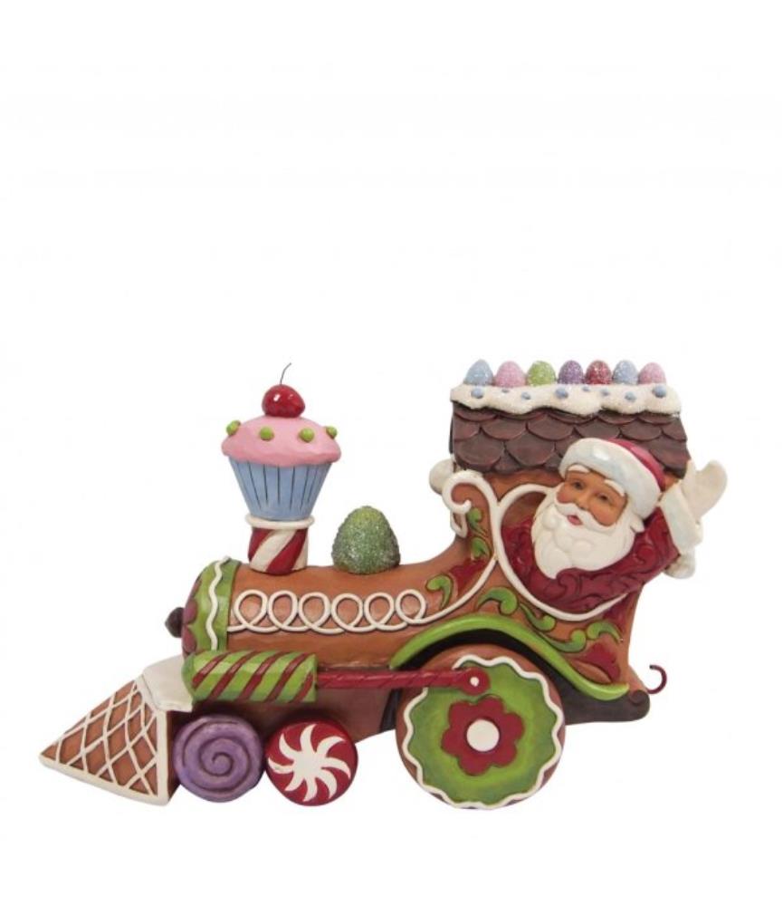 "Santa's on his way": Gingerbread Santa Train
