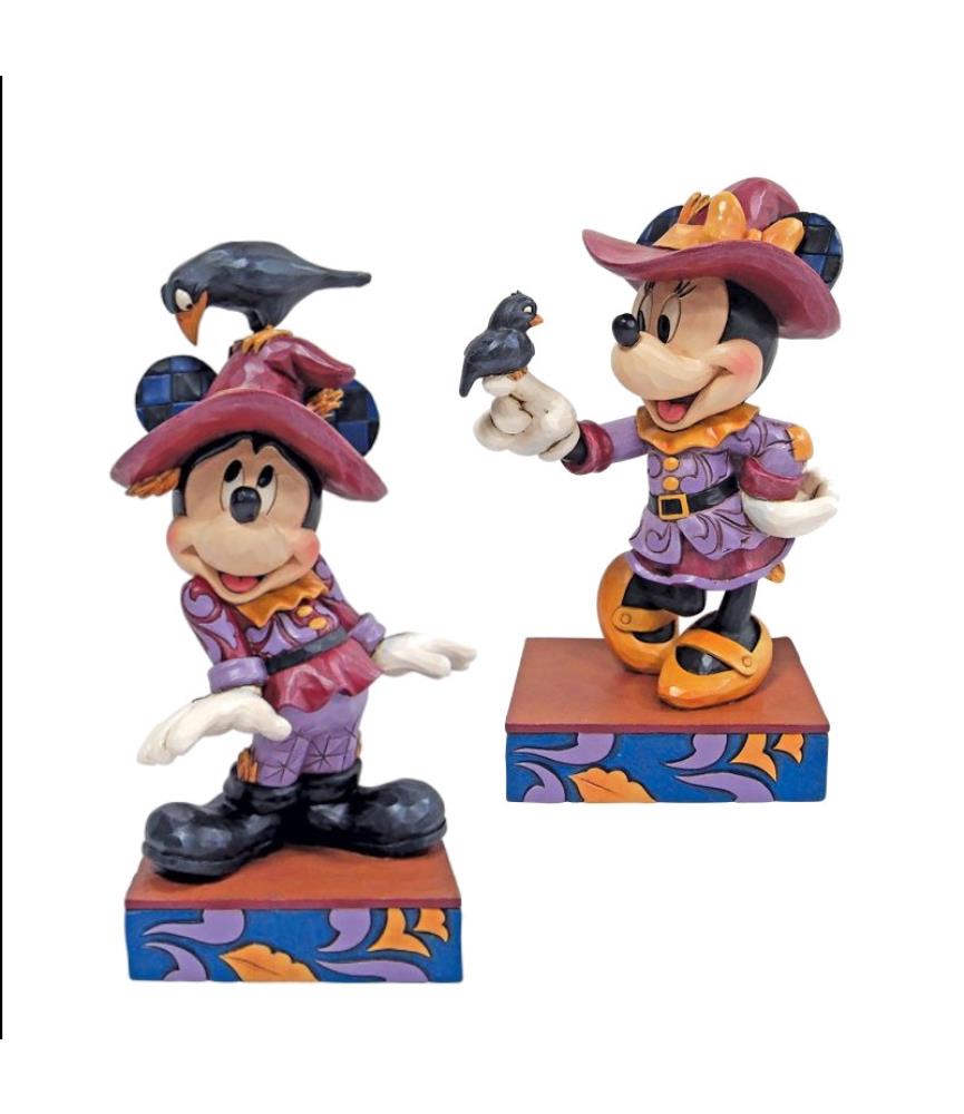 Scarecrow Mickey & Minnie set