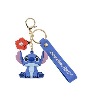 Ohana Means Family - Stitch Vinyl Keyring