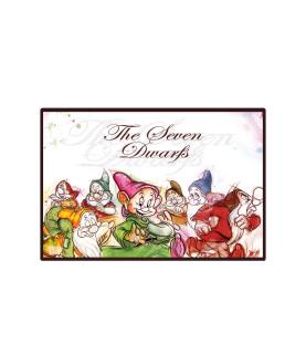 Seven Dwarfs Set of Cappuccino Cup and Placemat