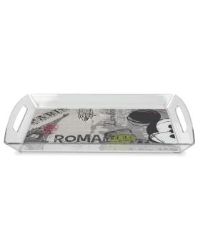 Plexiglass tray Roma with polypropylene placemat